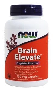 Brain Elevate Formula (120 Vcaps) NOW Foods
